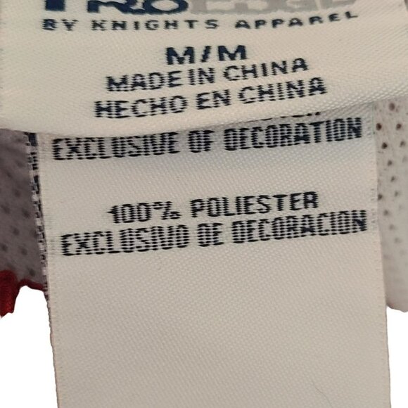 Pro Edge Men's Swimsuit Board Shorts Striped Red, White and Blue Size M - Picture 8 of 9